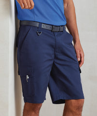 Premier Workwear Cargo Shorts - Black