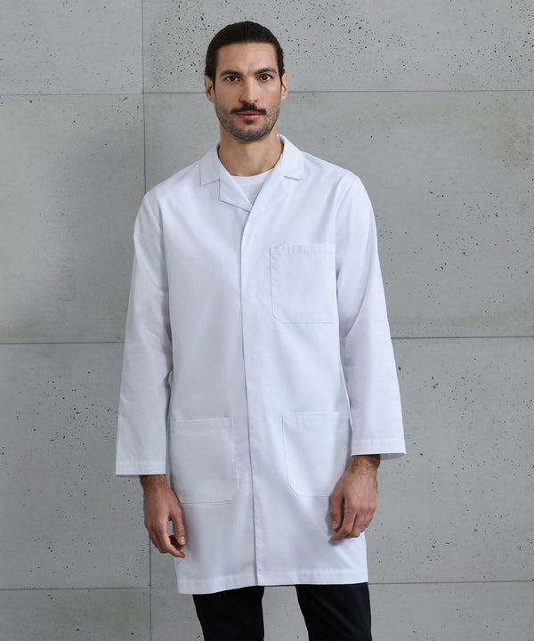 Premier Essential 3-pocket Work Coat - White