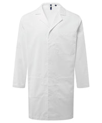 Premier Essential 3-pocket Work Coat - White
