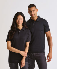 Premier Coolchecker® Studded Polo - Black