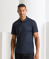 Premier Men’s Spun Dyed Recycled Polo Shirt - Black
