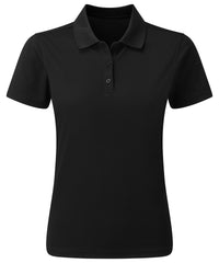 Premier Women’s Spun Dyed Recycled Polo Shirt - Black