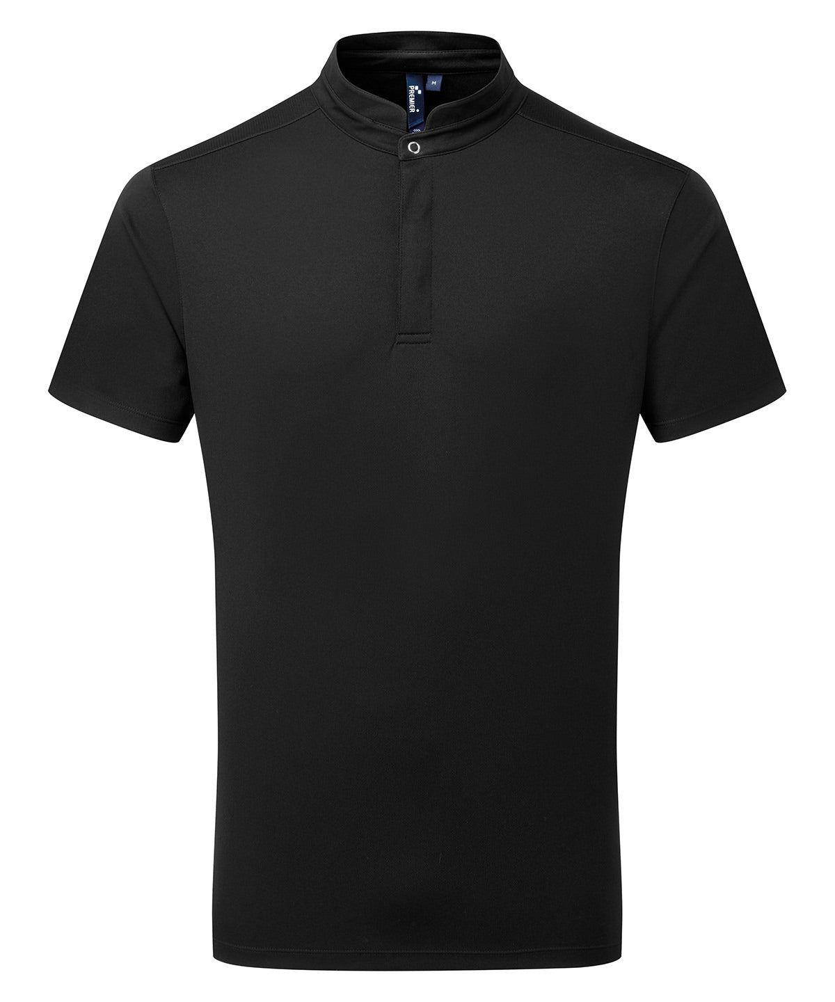 Premier Essential Coolchecker® Short Sleeve Chef’s Shirt - Black