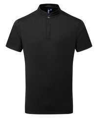 Premier Essential Coolchecker® Short Sleeve Chef’s Shirt - Black