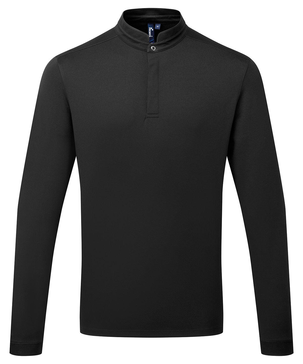 Premier Essential Coolchecker® Long Sleeve Chef’s Shirt - Black