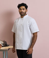 Premier Short Sleeve Chef’s Jacket - Black