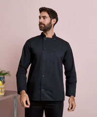Premier Long Sleeve Chef’s Jacket - Black