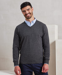 Premier V-neck Knitted Sweater - Black*