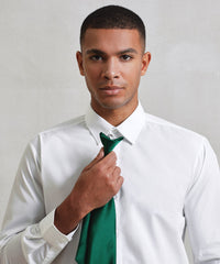 Premier 'Colours' Satin Clip Tie - Aubergine