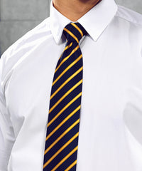 Premier Sports Stripe Tie - Black/Gold