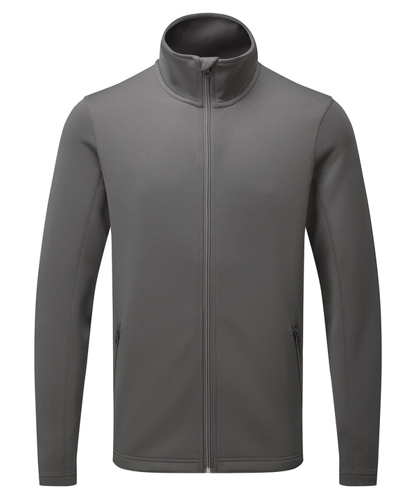 Premier Men's Spun Dyed Sustainable Zip-through Sweatshirt - Dark Grey