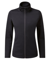 Premier Women’s Spun Dyed Recycled Zip-Through Sweat - Black