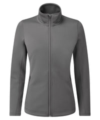 Premier Women’s Spun Dyed Recycled Zip-Through Sweat - Dark Grey