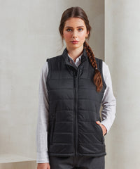 Premier Women’s ‘Recyclight’ Padded Gilet - Black