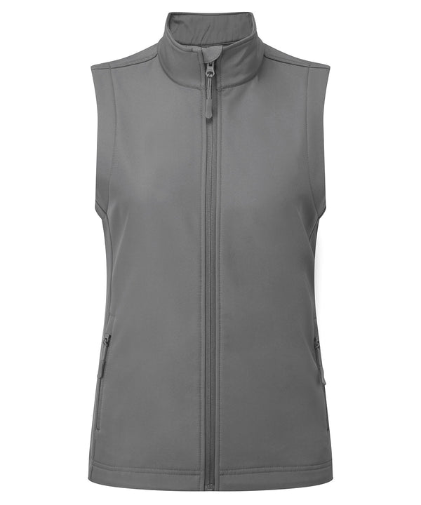 Premier Women’s Windchecker® Printable and Recycled Gilet - Dark Grey