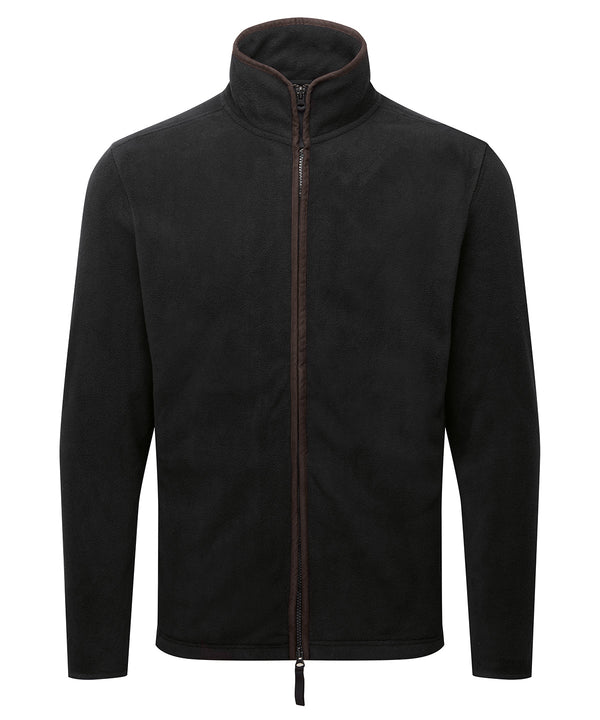 Premier Artisan Fleece Jacket - Black/Brown