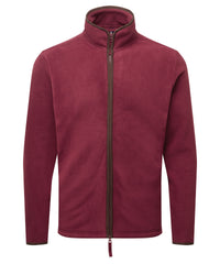 Premier Artisan Fleece Jacket - Burgundy/Brown