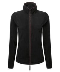 Premier Women’s Artisan Fleece Jacket - Black/Brown