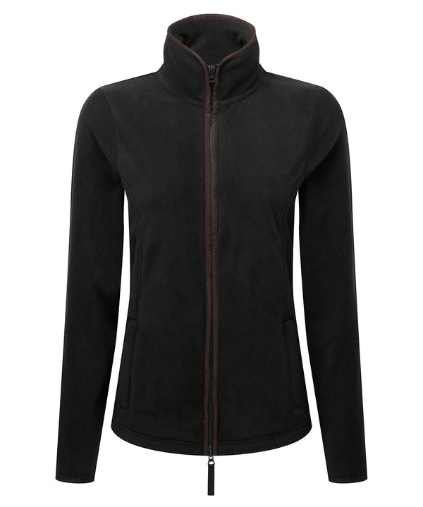 Premier Women’s Artisan Fleece Jacket - Black/Brown