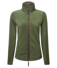Premier Women’s Artisan Fleece Jacket - Moss Green/Brown