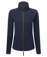 Premier Women’s Artisan Fleece Jacket - Navy/Brown