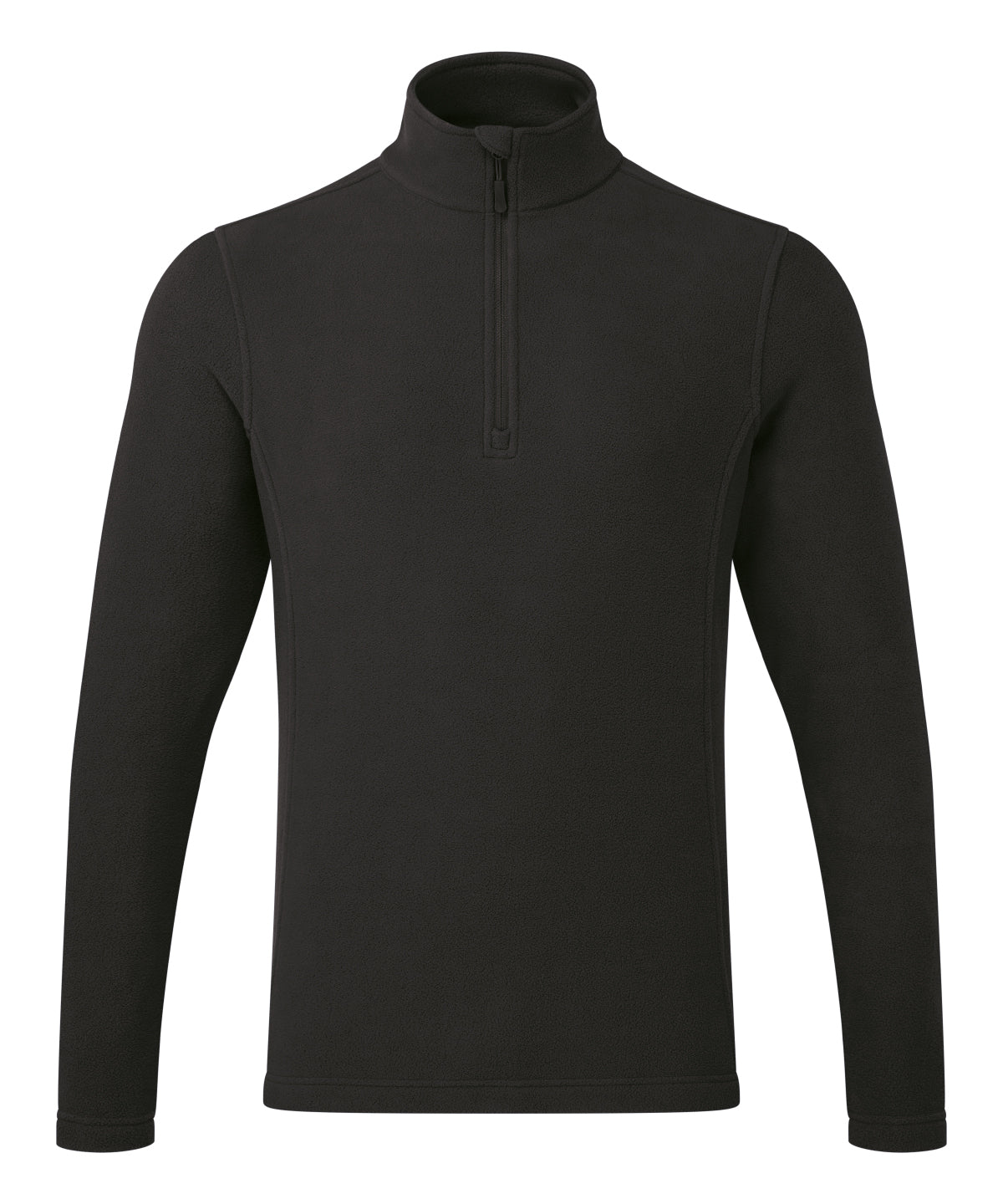 Premier Unisex ‘Recyclight’ 1/4 Zip Microfleece - Black