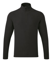 Premier Unisex ‘Recyclight’ 1/4 Zip Microfleece - Black