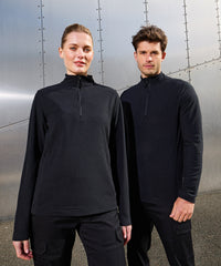 Premier Unisex ‘Recyclight’ 1/4 Zip Microfleece - Black