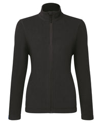 Premier Women’s ‘Recyclight’ Full-zip Microfleece - Black