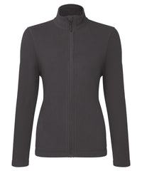 Premier Women’s ‘Recyclight’ Full-zip Microfleece - Dark Grey