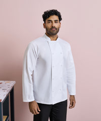 Premier Chef's Coolchecker® Long Sleeve Jacket - Black
