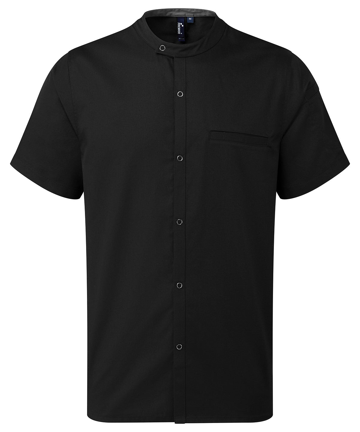 Premier Chef's 'Recyclight' Short Sleeve Shirt - Black
