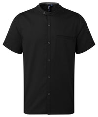 Premier Chef's 'Recyclight' Short Sleeve Shirt - Black