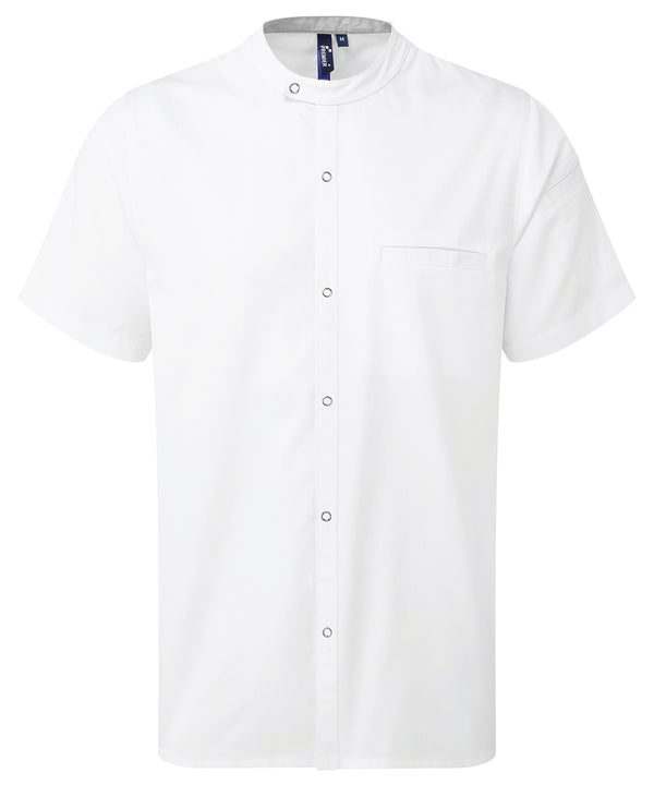 Premier Chef's 'Recyclight' Short Sleeve Shirt - White