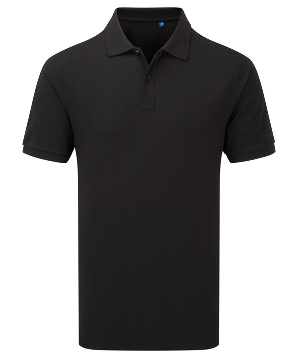 Premier ‘Essential’ Unisex Short Sleeve Workwear Polo Shirt - Black