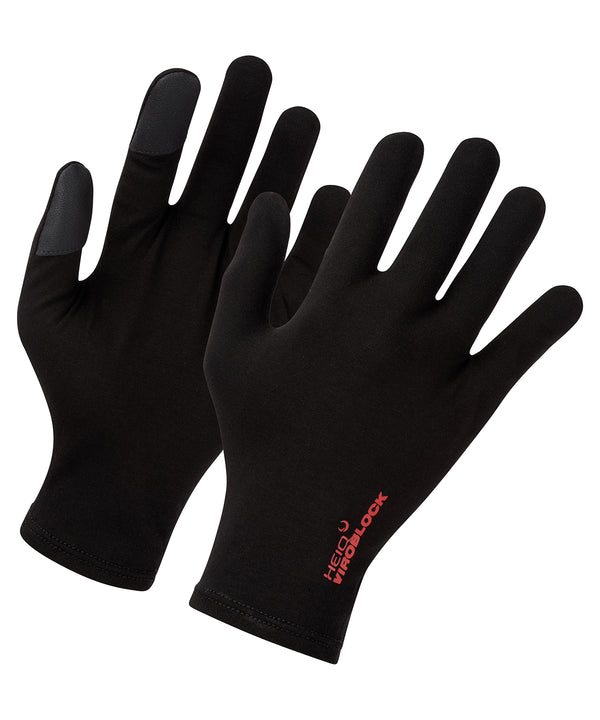 Premier Touch Gloves, Powered by HeiQ Viroblock (one Pair) - Black
