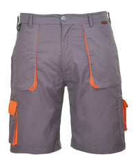 Portwest Texo Contrast Shorts - Grey/Orange