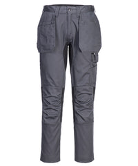 Portwest WX2 Stretch Holster Trousers (CD883) Slim Fit - Metal Grey