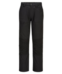 Portwest WX2 Stretch Work Trousers (CD886) Slim Fit - Black