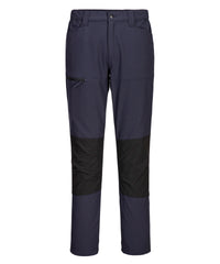 Portwest WX2 Stretch Work Trousers (CD886) Slim Fit - Deep Navy/Black