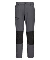 Portwest WX2 Stretch Work Trousers (CD886) Slim Fit - Metal Grey
