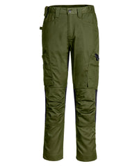 Portwest WX2 Stretch Trade Trousers - Olive Green