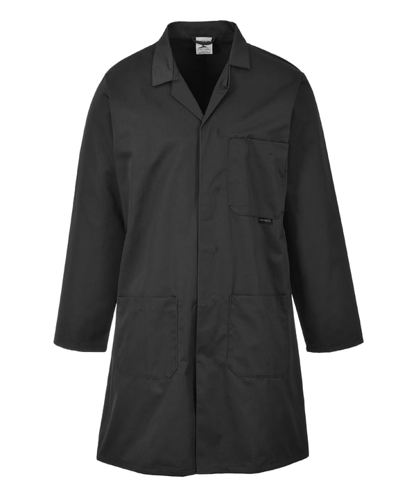 Portwest Lab Coat - Black