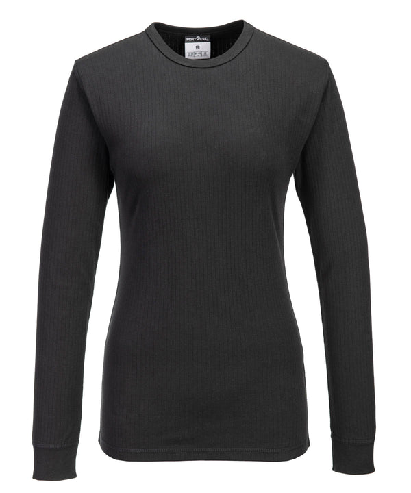 Portwest Women’s Baselayer Top - Black