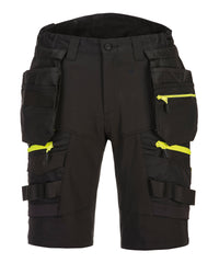 Portwest DX4 Detachable Holster Pocket Shorts - Black