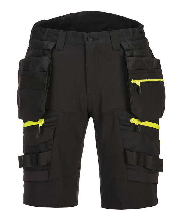 Portwest DX4 Detachable Holster Pocket Shorts - Black