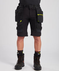Portwest DX4 Detachable Holster Pocket Shorts - Black