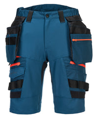 Portwest DX4 Detachable Holster Pocket Shorts - Metro Blue