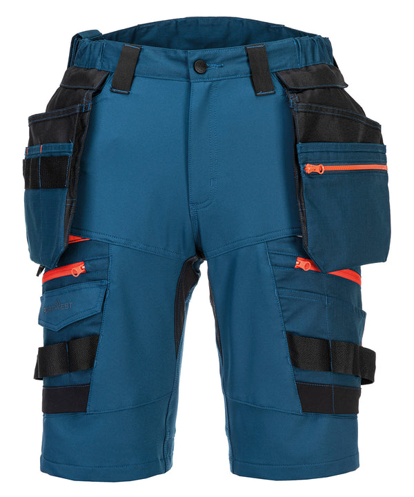 Portwest DX4 Detachable Holster Pocket Shorts - Metro Blue