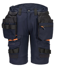 Portwest DX4 Detachable Holster Pocket Shorts - Navy